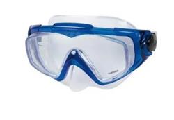 Mascara Para Buceo Intex 55981 Silicona Aqua Pro Negro Azul