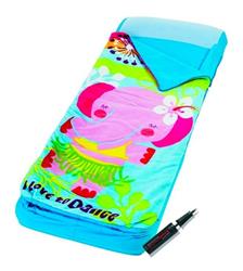 Colchón Inflable Niños Con Inflador + Bolso Intex 66802 Celeste