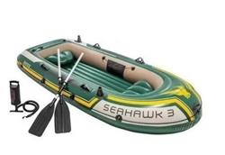 Bote Inflable Intex Seahawk 3 Con Remos E Inflador Set