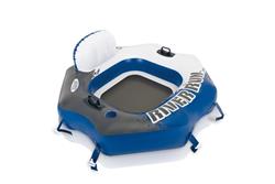 Inflable River Run Lounge Intex Para Pileta 130 X 126 Cm