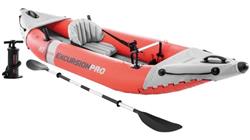 Kayak Inflable Intex Excusion Pro Simple 1 Persona 305x91x46 Rojo/gris