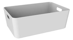 Caja Plastica Organizadora 4,5 Lts Contemporary Dea Home Mm Color Blanco