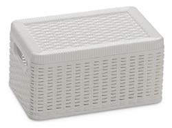 Caja Dea Home Organizadora Decora Con Tapa 9lts Ratan