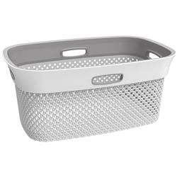 Cesto P/ Ropa Dea Home Canasto Woolly Basket 45l Ratan Blanco