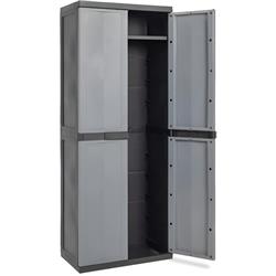 Deposito Toomax Exterior Y Jardin Trend Midi 65x37x165cm Gris Oscuro