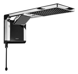 Ducha Electrica Lorenzetti Acqua Duo Black 6800w Electronica Negro Cromado 6.8 Kw