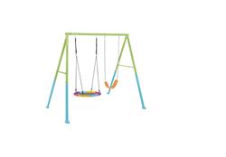Juego Plaza Intex Hamaca Y Mecedora 2 Niños Parque Infantil Colorido