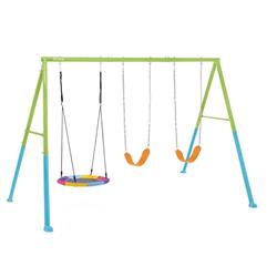 Juego De Plaza Intex 2 Hamacas + Mecedora 3 Niños 144 Kgs Colorido