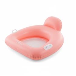 Colchoneta Inflable Para Agua Intex Pillow Float Rosa Claro