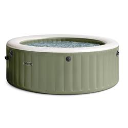 SPA INFLABLE INTEX BURBUJA TERAPIA OLIVA REDONDO 196 X 7
