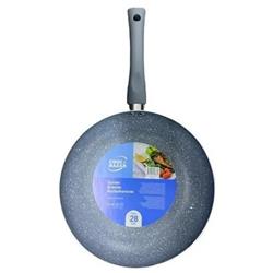 Sartén Antiadherente Granito Mango Silicona Cool Bazar 28cm