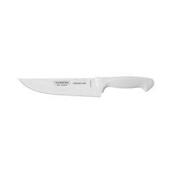 Cuchillo Cocina De Carne Premium N7 Tramontina Acero Inox  Blanco