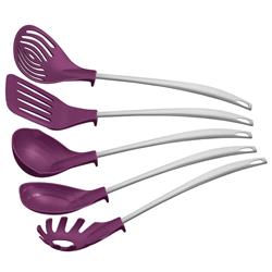 SET DE UTENSILLOS 5 PIEZAS TRAMONTINA MOVIN VIOLETA