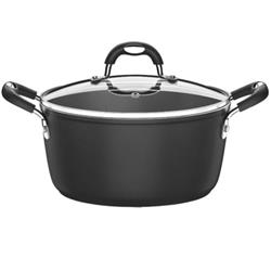 Cacerola Antiadherente 20cm Apta Induccion Monaco Tramontina Negro