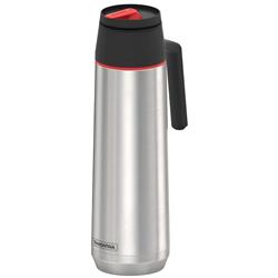 Termo Bala Exata 1 Litro Tramontina Acero Inox Con Sifón - Plateado