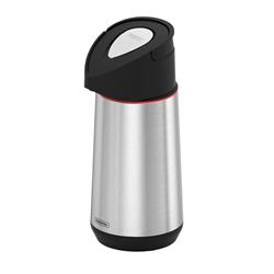 Termo Bomba 1,2 Lts Exata Tramontina Acero Inox Sifón Vidrio - Plateado