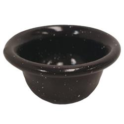 Set 3 Cazuelas Dip Enlozada 6,5cm Aderezo Condimento Lozafer Negro
