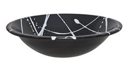 Ensaladera Mediana Enlozada Con Diseño 26cm Lozafer 2111