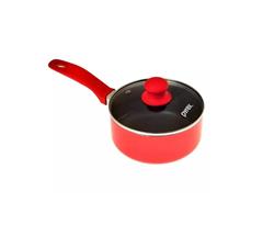 Cacerola Pyrex 18 Cm Con Mango Teflon Antiadherente Con Tapa Rojo