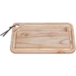 Tabla De Madera Churrasco Tramontina C/canaleta 40x24x1.8 Cm Rectangular Marrón Claro