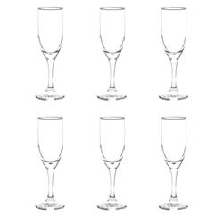 Copa Aragon Cristar Champagne Vidrio Resistente Caja X24