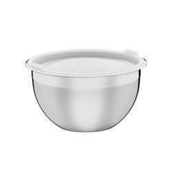 Bowl Acero Inox Con Tapa 24 Cm 5.2 Lts Cucina Tramontina Plateado
