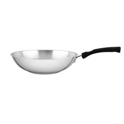 Wok Sartén Tramontina Acero Inox  Solar Silicona 28 Cm Acero Inox