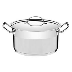 Cacerola Honda Tramontina Professional 20 Cm Acero Inox - Inox