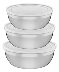Set Bowls Redondo Tramontina Freezinox 3 Pzas Inox
