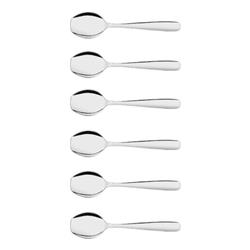 Set X6 Cuchara De Azucar 12cm Acero Inox Tramontina Amazonas Plateado