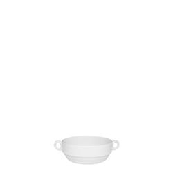 Set X 6 Tazon Bowl C/ Mango Ceramica Oxford Gourmet 400 Ml Blanco Cb14.9001