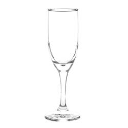 Set X 6 Copas Champagne Vidrio Cristar Versalles 186 Ml Blanco