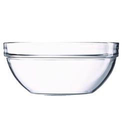 Set X6 Ensaladera Bowl Apilable 12 Cm Luminarc Vidrio Transparente