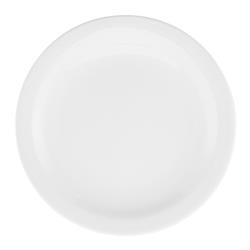 Set 6 Plato Playo Gourmet Ala Angosta 20 Cm Porcelana Oxford Blanco
