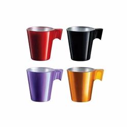 SET 4 TAZAS LUMINARC FLASHY EXPRESO COLOR