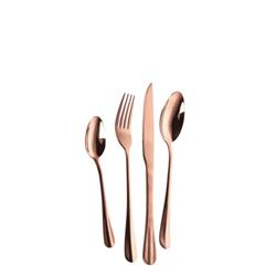 Juego Cubiertos 24 Piezas New York Rose Kremer Acero Inox - Rosa