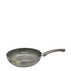 Wok 28 Cm Aluminio Antiadherente Larhaus Volt Grey Gris
