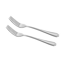 Tenedor De Mesa Larhaus Paris Acero Inoxidable X12 Unidades Plateado