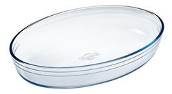 Fuente Le Cuisine Ovalada 1,6 L Vidrio Templado 26 Cm