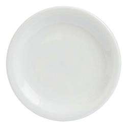 Plato Playo Postre Porcelana Home X12 Unidades Kremer Blanco