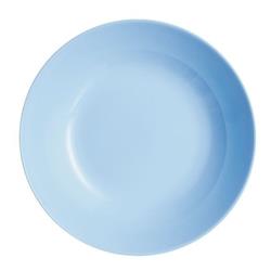 Set X6 Plato Hondo 20cm Luminarc Diwali Vidrio Templado