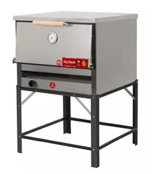 Horno Pizzero 12 Moldes Sol Real Acero Inox Con Base