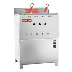 Freidora Automatica Sol Real 33 Lts Full Acero Inox Gnv Plata