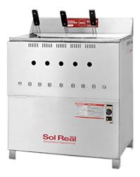 Freidora Automatica Sol Real 42 Litros Full Acero Inox Acero Inoxidable
