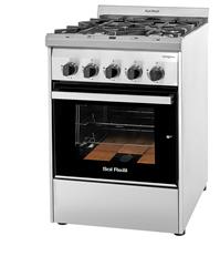 Cocina Sol Real Profesional 516mgv 4 Hornallas Visor R. Fund Acero Inoxidable