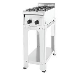 Anafe Industrial Sol Real 2 Hornallas 29 Cm Multigas Acero