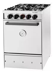 Cocina Industrial Sol Real 4 H 53,5 Cm Puerta Acero Gev