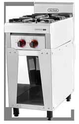 Anafe Industrial 2 Hornallas 42 Cm Sol Real 730 Acero Inox