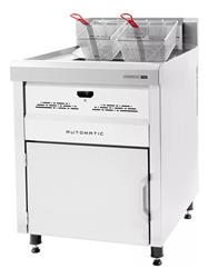 Freidora Industrial Automatica Sol Real Agua Y Aceite 33 Lts Plateado Gas Envasado