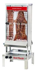 Asador Criollo 6 Pollos Sol Real Industrial Ac6p Gas Natural
